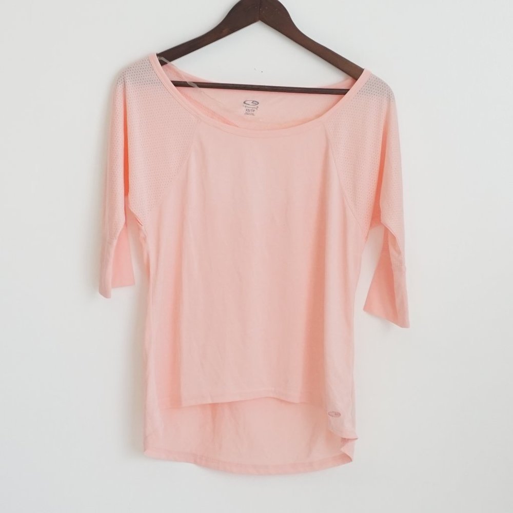 Champion Light Pink Yoga Shirt Size XS